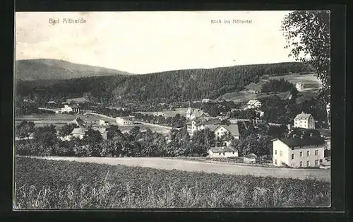 AK Bad Altheide, Blick ins Höllental