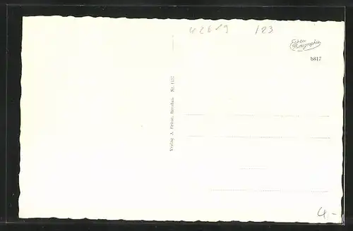 AK Bad Altheide, Ortsansicht mit Kirche