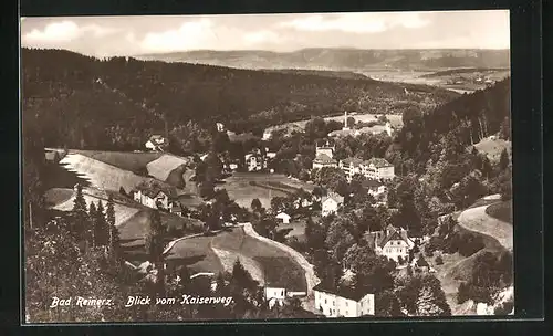 AK Bad Reinerz, Blick vom Kaiserweg