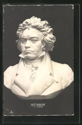 AK Büste des Komponisten Beethoven