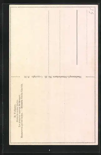 Künstler-AK Mozarts erste Liebe