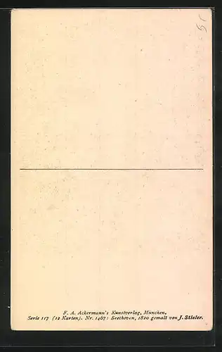 AK Beethoven beim Komponieren