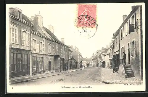 AK Nérondes, Grand Rue