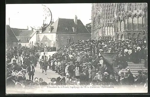 AK Bourges, Les Trois Grandes Journées Régionalistes 1911, Le Cortège Evocalion de la Forêt