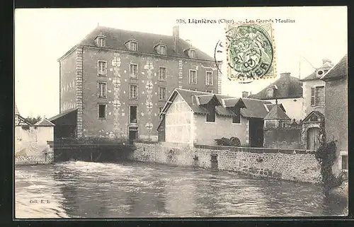 AK Lignières /Cher, Les Grands Moulins