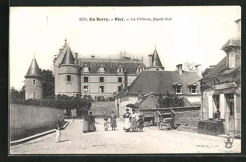 AK Blet en Berry, Le Château facade Sud