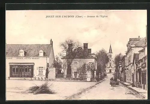 AK Jouet-sur-l`Aubois, Avenue de l`Eglise