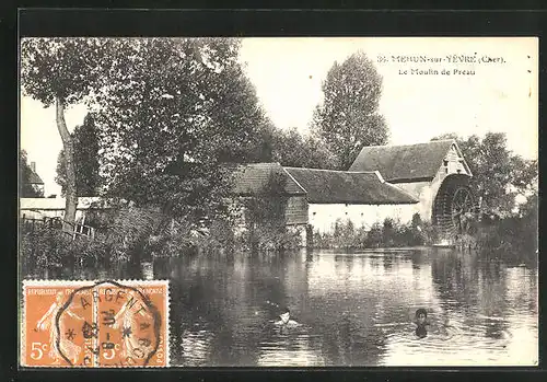 AK Mehun-sur-Yèvre, Le Moulin de Preau