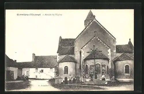 AK Germigny-l`Exempt, Abside de l`Eglise