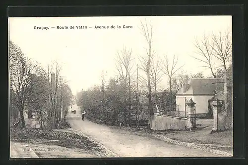 AK Gracay, Route de Vatan, Avenue de la Gare