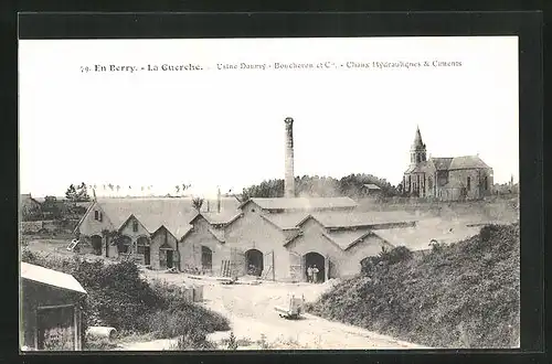 AK La Guerche, Usine Daumy, Boucheron et Cie, Chaux Hydrauliqnes & Ciments