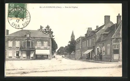 AK La Guerche, Rue de l`Eglise