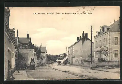 AK Jouet-sur-l`Aubois, Grande Rue, La Gravoche