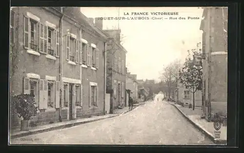 AK Jouet-sur-l`Aubois, Rue des Ponts