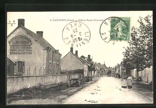 AK Lignières, Entrée Route d`Issoudun