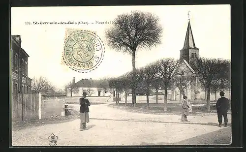 AK St-Germain-des-Bois, Place de l`Eglise