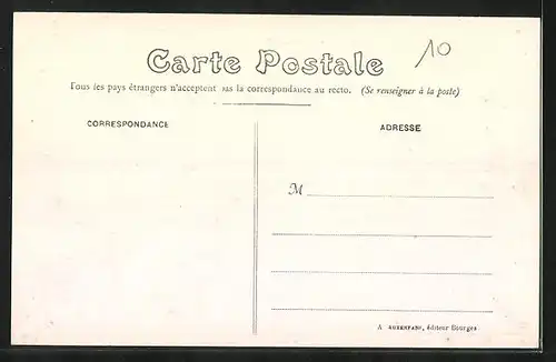 AK Culan, Rue Nationale, Strassenpartie