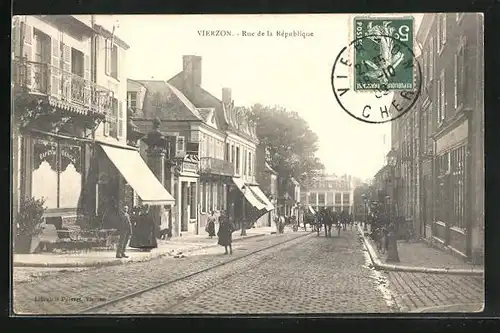 AK Vierzon, Rue de la République