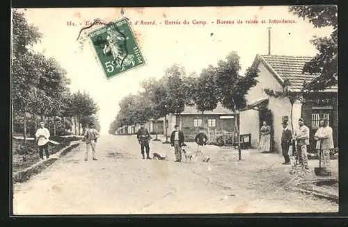 AK Avord, Entrée du Camp, Bureau de tabac et Intendance