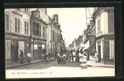 AK Bourges, La Rue d`Auron