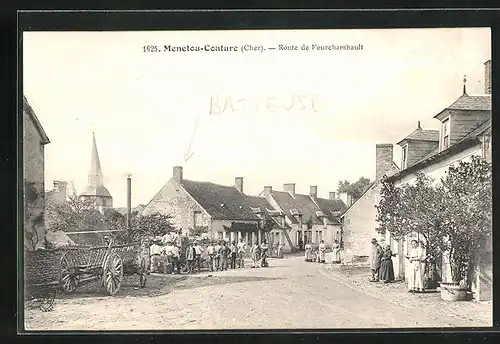 AK Menetou-Couture, Route de Fourchambault