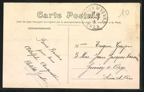 AK Mehun-sur-Yèvre, Place du 14 Juillet