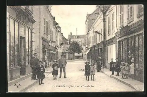 AK Lignières, La Grande Rue