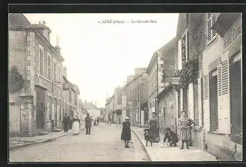 AK Léré, La Grande Rue
