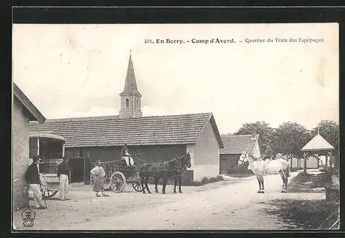 AK Camp D`Avord, Quartier du Train des Equipages
