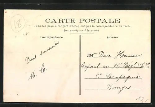 AK Les Aix-d`Angillon, Grande Rue