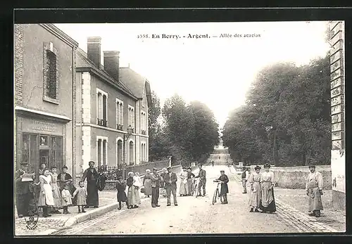 AK En Berry-Argent, Allée des acacias