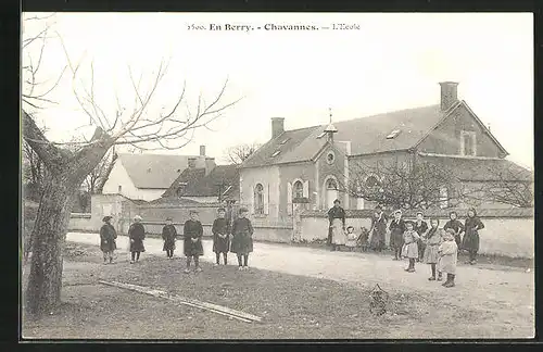 AK En Berry /Chavannes, L`Ecole