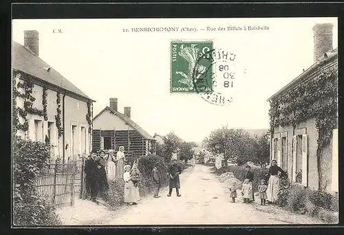 AK Henrichemont, Rue des Billets à Boisbelle