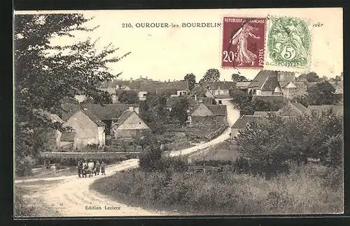 AK Ourouer-les-Bourdelins, Vue Générale d`Ourouer