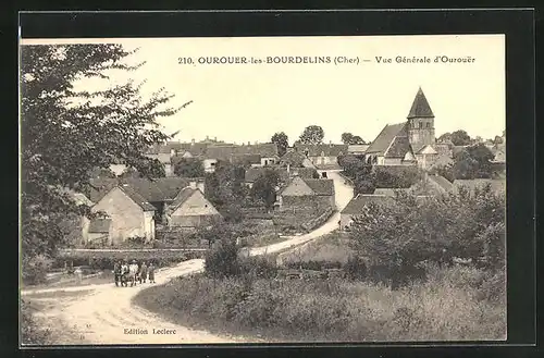 AK Ourouer-les-Bourdelins, Vue Générale d`Ourouer