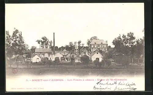 AK Jouet-sur-l`Aubois, Les Fours à chaux, Usine de St. Germain