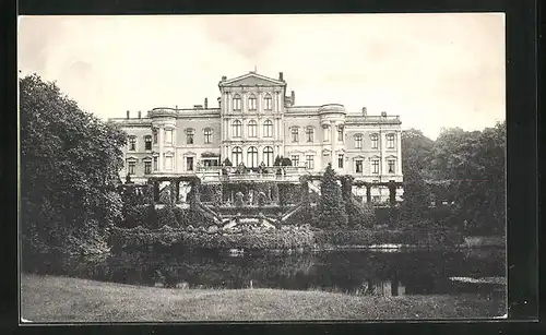 AK Putbus /Rügen, Schloss von der Rückseite