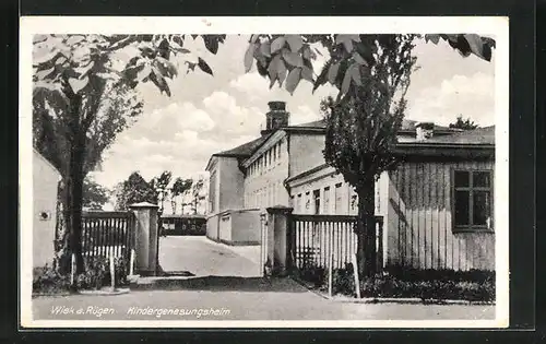 AK Wiek a. Rügen, Kindergenesungsheim