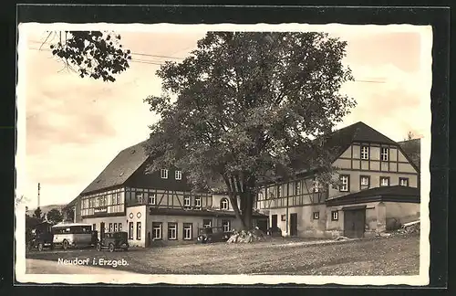 AK Neudorf i. Erzgeb., Hotel Kaiserhof