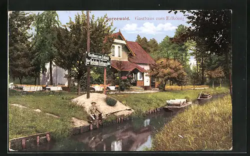 AK Burg / Spreewald, Gasthaus zum Erlkönig