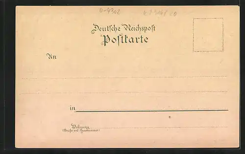 Lithographie Suderode, Panorama mit Ruine Lauenburg, Blick nach Gernrode mit Stubenberg