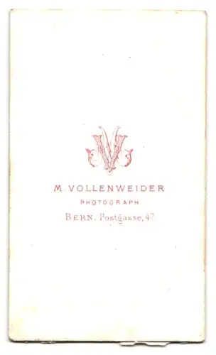 Fotografie M. Vollenwerder, Bern, Postgasse 47, Portrait, Junger Bursche mit gelangweiltem Blick