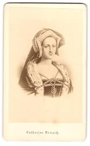 Fotografie Galerie historique, Paris, Portrait Catherine Howard, Frau von König Heinrich VIII.