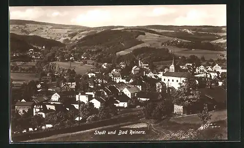 AK Bad Reinerz, Totalansicht der Stadt