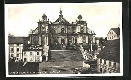 AK Albendorf, Freitreppe zur Gnadenkirche