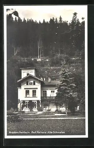 AK Bad Reinerz, Villa Luise, Akademikerheim Alte Schmelze