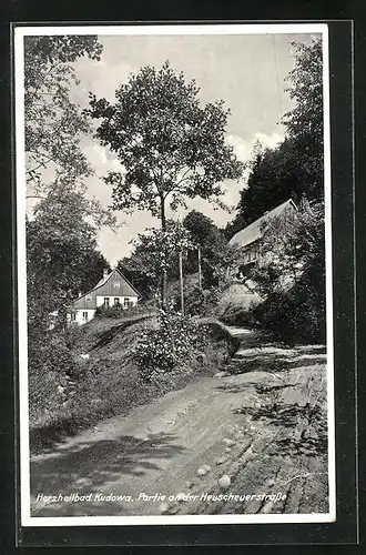 AK Bad Kudowa, Partie an der Heuscheuerstrasse