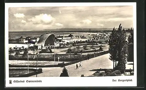 AK Swinemünde, Der Konzertplatz