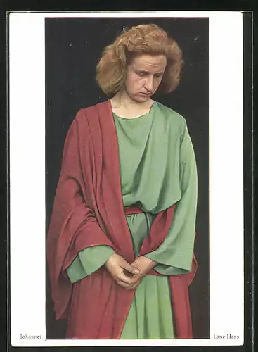 AK Oberammergau, Passionsspiele 1930, Johannisdarsteller Hans Lang