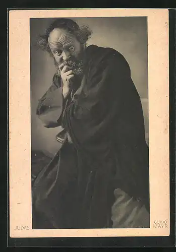 AK Oberammergau, Passionsspiele 1930, Judasdarsteller Guido Mayr